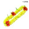 Hawaiian Garland with Artificial Flowers, Necklace, Headband Set, Wedding Fancy Dress, Beach Fun Party Decor, DIY Gift, High Qua