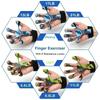 Fitness and Exercise Training Gripper, Hand Expander, Finger Squeeze, Sports Gym, Training Accessories, 5 Resistance, Training