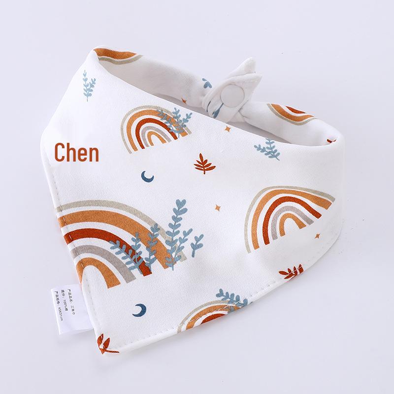 Waterproof Baby Triangle Bib - Pure Cotton for Newborns, Boys & Girls