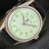 HAND-WINDING VINTAGE FAVRE LEUBA SEA KING SWISS MENS SIGN CASE WATCH A702024-5 R208-a702024