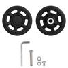 1 Pièce Roulettes Silencieuses Multi-Directionnelles pour Bagages Remplacements de Roues en PVC Manœuvrabilité Sans Effort pour les Voyageurs Fréquents