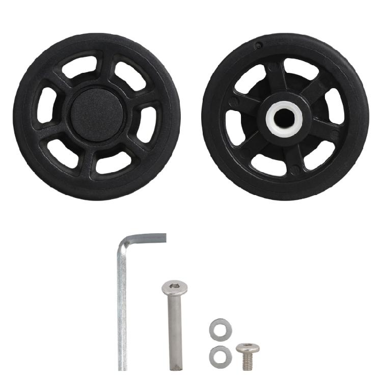 1 Pièce Roulettes Silencieuses Multi-Directionnelles pour Bagages Remplacements de Roues en PVC Manœuvrabilité Sans Effort pour les Voyageurs Fréquents