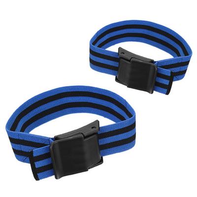 2 PcsSet Fitness Gym BFR Bands Body Building Arm Strap Arm Muscle Exercise Blood Flow Restriction