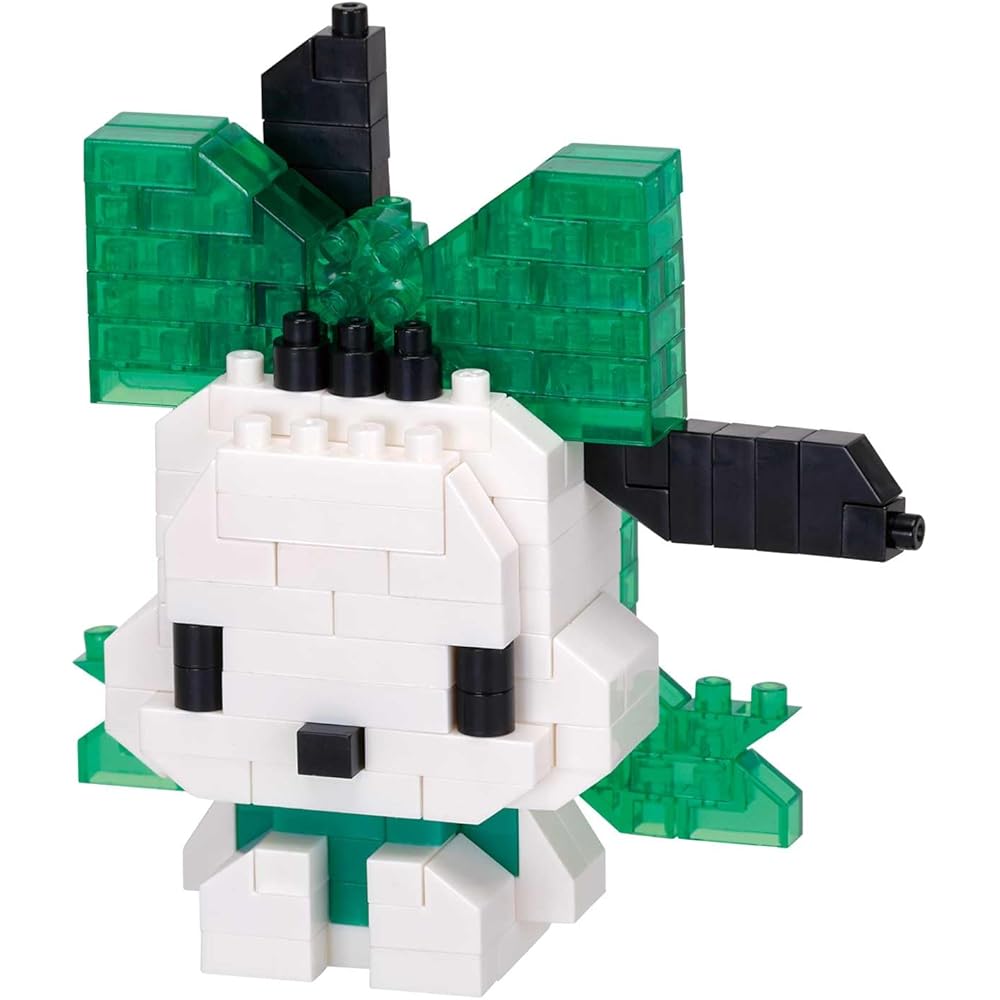 Kawada Nanoblock Pochacco Big Ribbon 3x10.5x18cm Building Toy for Ages 12 and Up