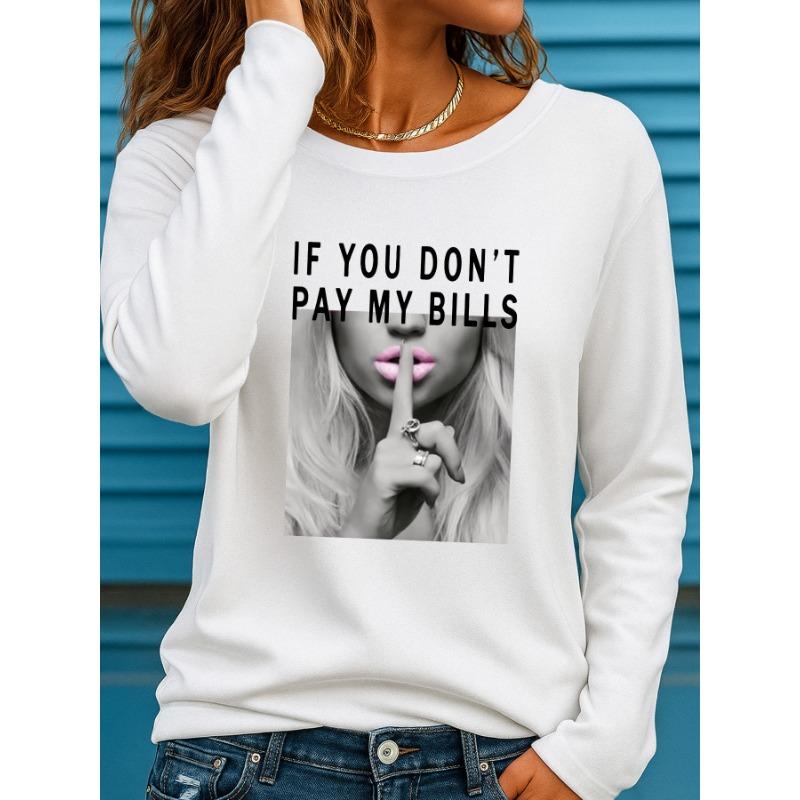 Women's T-shirt Slim Women T-shirt Long-sleeved for Female Thin White Tops Woman Tees Shirt