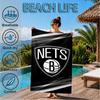 Brook-lyn Nets Art Beach Towel, Super Soft Microfiber, Perfect Gift for Her/Him, Birthday, for Pool, Beach, Travel, Decor Beach Party