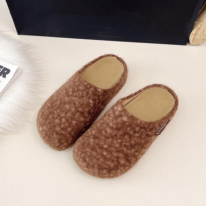 

Thick sole height increase super fire one pedal Birkenstock shoes baotou half slippers women s summer wear 2025 autumn casual drag 40