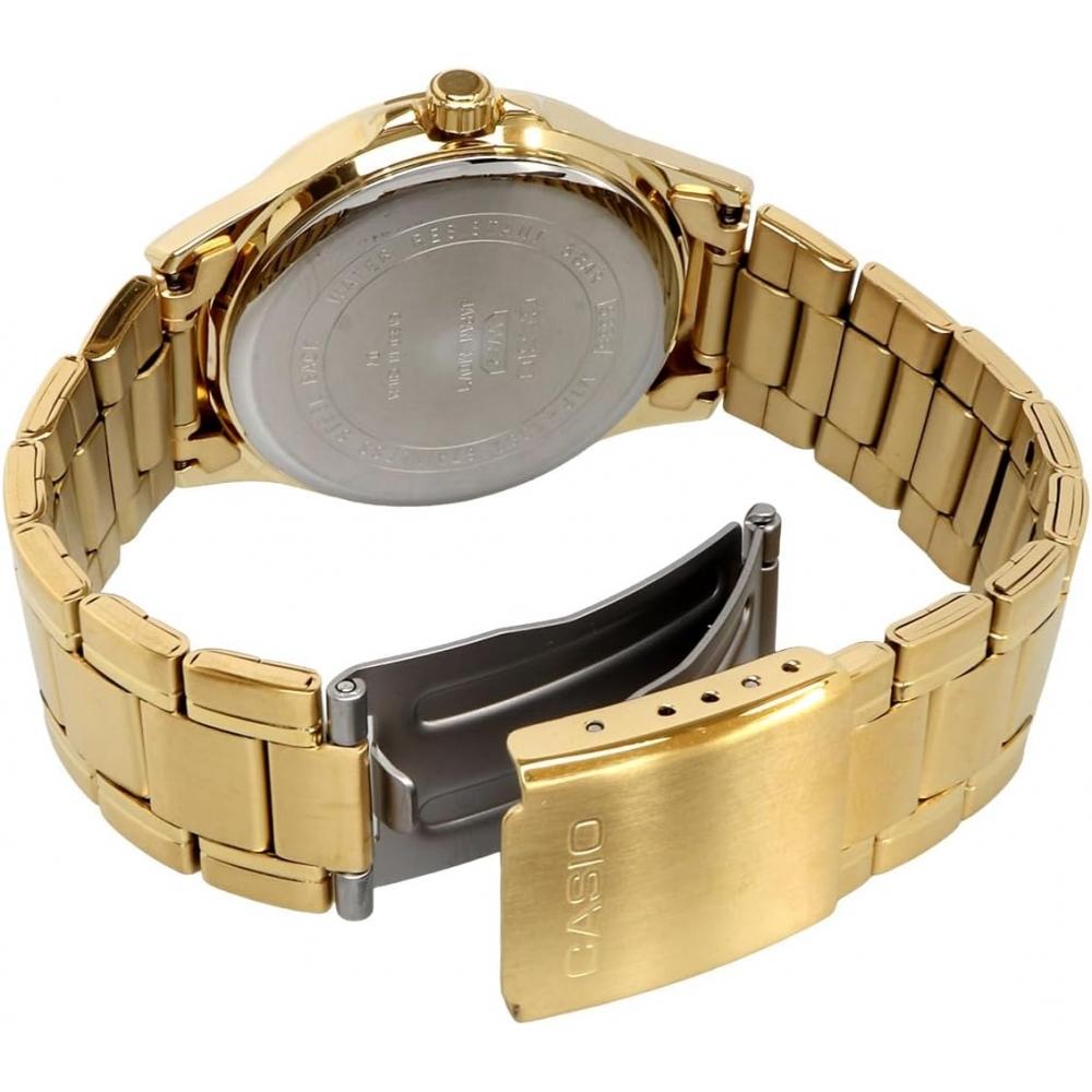 Casio Men S Analog Quartz Watch Gold White Mtp 1381gd 7av