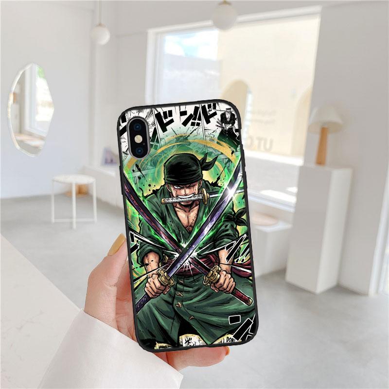 FM45 One Piece Zoro Soft Shell Phone Case for Redmi Note 13 14 Pro+ Plus A3 A3X 13X 13C 13R 14S 14C 14R