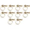 Stainless Steel Water Hose Clamp Pipe Clip Hoop Plumbing (1300CMm-16mm)