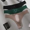 Men Briefs High Elasticity Fit Tight Cut Letter Print Panties Sexy Sports Gym Thin