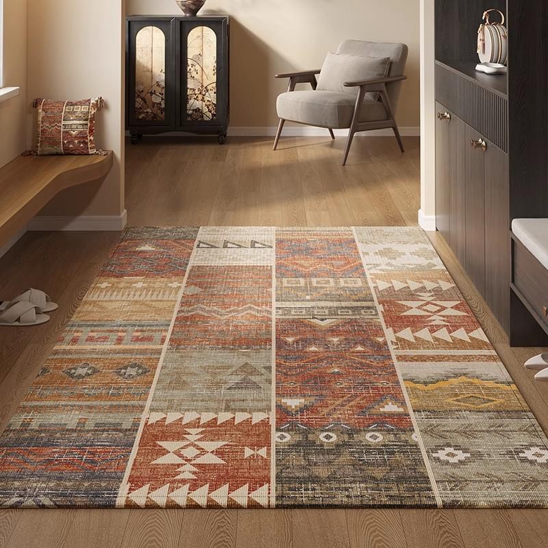 Ethnic Style Entrance Doormat Dust Removal and Anti Slip Carpet Entrance Mat Door Mat