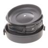 Outdoor Camping Cookware Cooking Picnic Spoon Bowl Pot Pan Kit