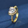 Elegant Heart Ring - Chic, Unique, and Stylish Design for Women