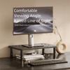 1 Height Adjustable Computer Monitor Riser Airflow Vents Steel Construction Adjustable Laptop Stand Space Saving