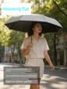 Paradise Umbrella Women's Dual-Use Sun and Rain Umbrella, Foldable Sun Protection Uv Protection Parasol, Black Coating, Student Men's Umbrella