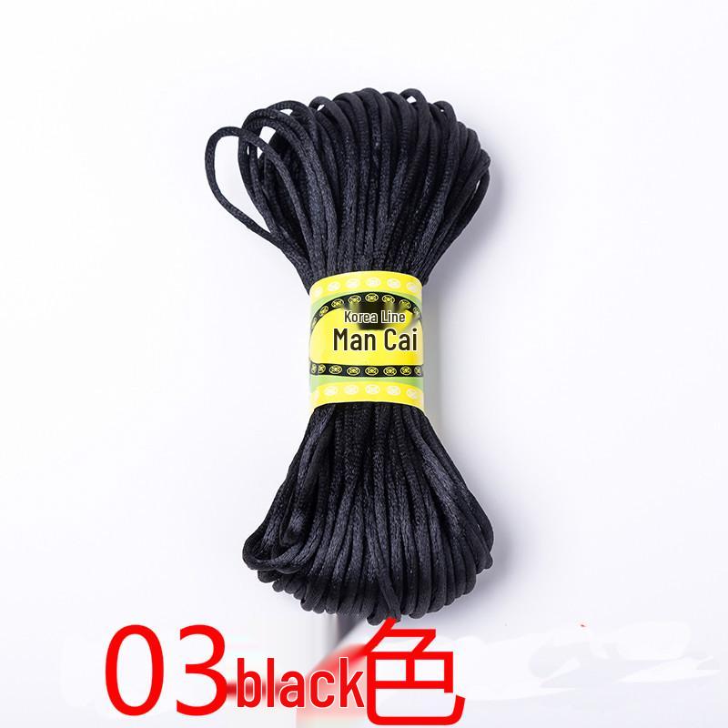 Korean Jade and Chinese Knot Weaving Cord - 20 Meters (No. 5 & No. 7)