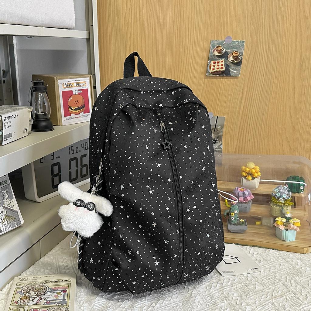 Schoolbag Spring New Schoolbag Female Korean Ins Sweet Stars Girl Heart Travel Backpack High Value Mori Backpack