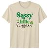 Sassy Little Lassie Unisexs TShirt Irish Shamrocks St Patricks Day