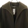 CELINE French cashmere blend Melton coat 40 khaki Women Used