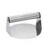 1PC Household/professional Kitchen Stainless Steel Burger Stamper, Anti-stick Design, Ergonomic Handle, Uniform Meat Pressing, Easy To Clean
