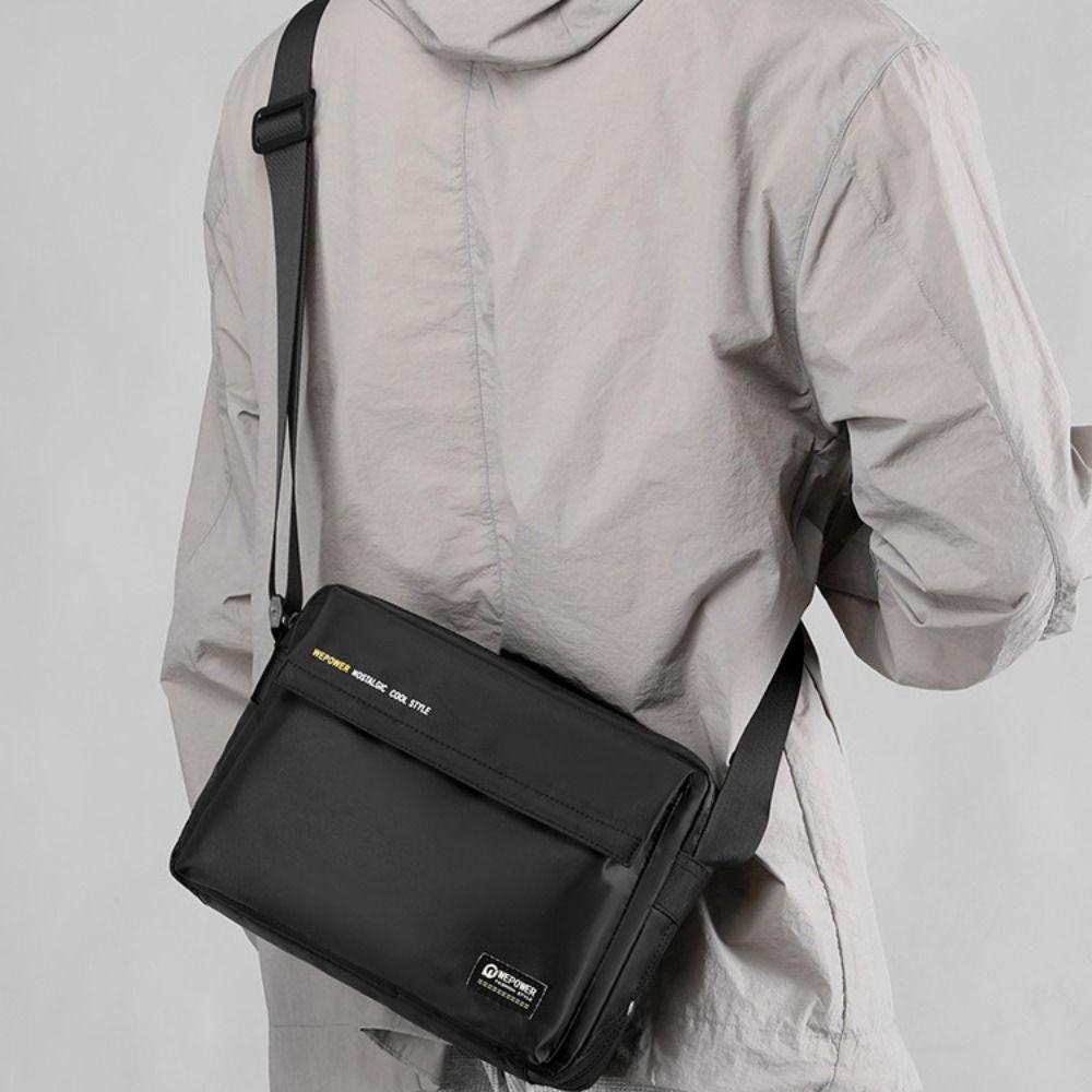 Single Shoulder Man Messenger Bag Large Capacity Nylon Crossbody Bag Men's Shoulder Bag  Camping