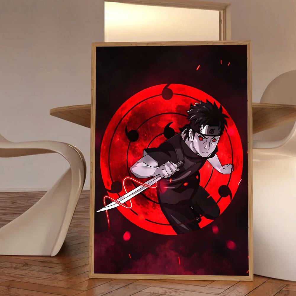 Anime Character Uchiha Shisui N-Naruto Posters HD Print Vintage Wall Art Decor for Home Study Room
