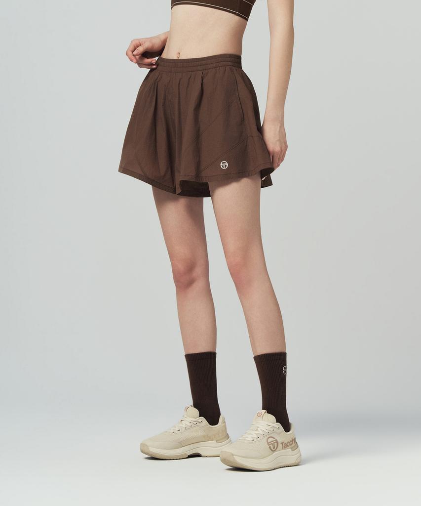 SERGIO TACCHINI W Cushlight Lightweight Skirt Shorts (D.Brown)