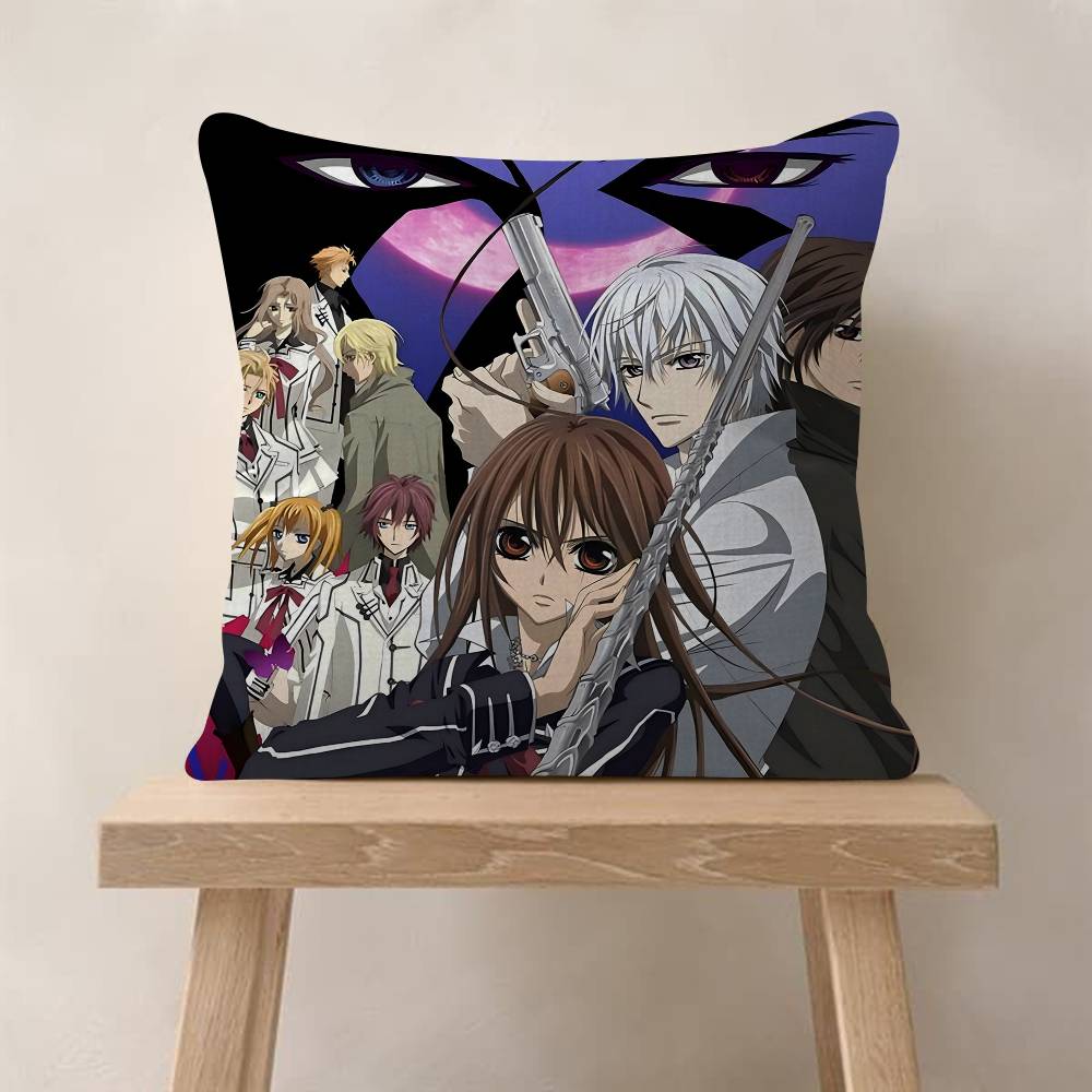 1PC Anime VVampire Knight Cushion Cover Inches Farmhouse Decor Home Throw Pillow Covers For Couch Decorations
