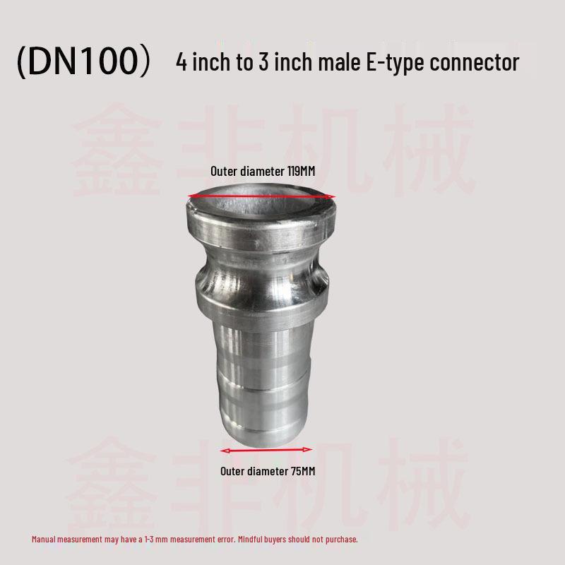 Aluminum Alloy Type C Male & Female Quick Coupler Hose Fittings with Reducing Lever