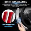 Silver Steering Wheel Cover For Tesla Model 3/Y 2016-2025 2026 Juniper/Highland | Non-Slip, Segmented, -Fit, Carbon Fiber | Model Y Juniper