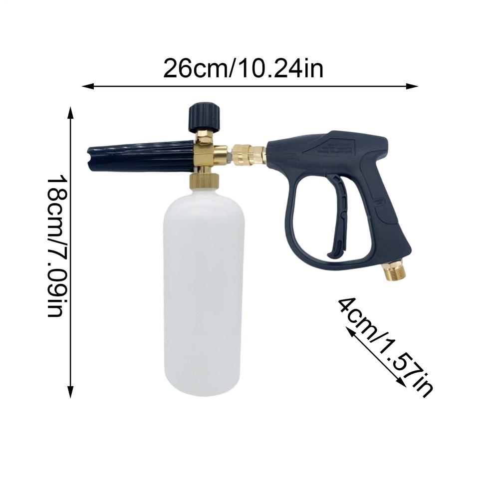 

Power Washer Extension Wand Heavy Duty Nozzles Foam Sprayer High Pressure Cleaner With 5 Nozzles For Home Garage Driveway Patio белый