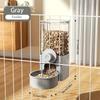 Hanging Automatic Pet Food Feeder/water Dispenser Gravity Cat Auto Feeder Waterer Set Pet Feeding Product For Puppy Cats Rabbit