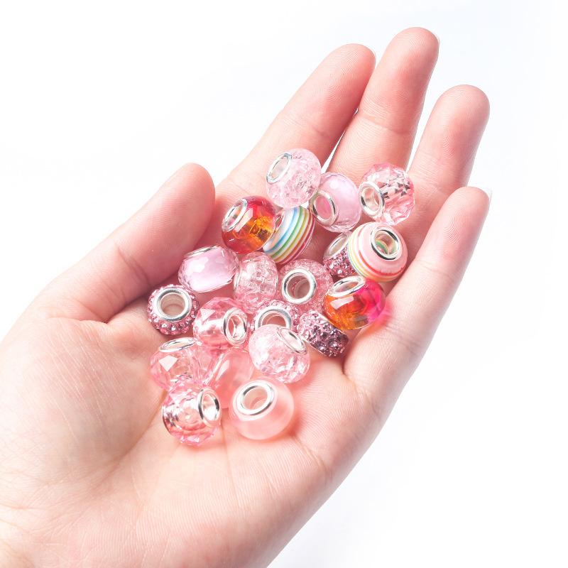 Cartoon Pink Set DIY Handmade Jewelry Children's Bracelet Women's Exquisite Gift Box Bracelet