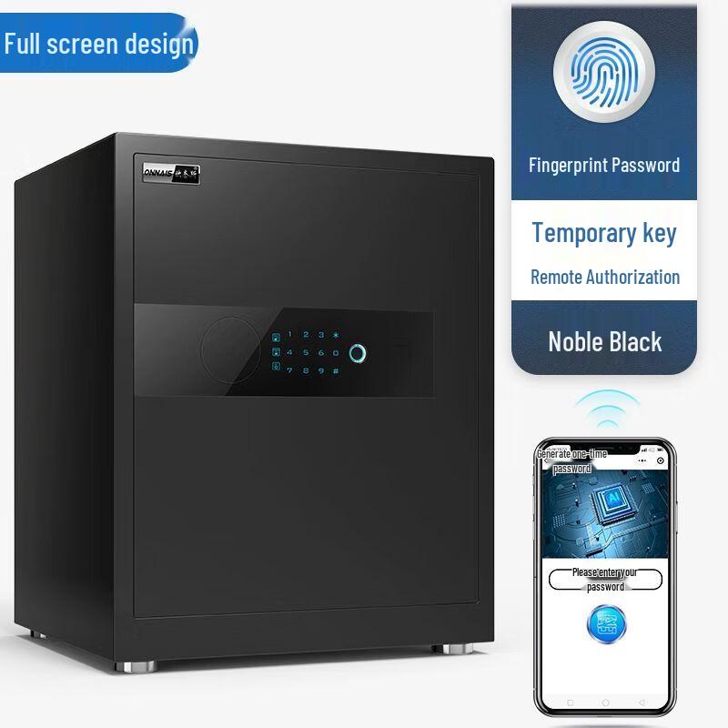 ONNAIS Full Screen Smart Safe with Fingerprint & WiFi Alarm