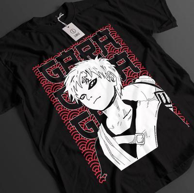 Naruto Shirt Gaara Tshirt Itachi T-Shirt Rock Lee Anime Timari Sasuke Unisex Tee
