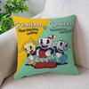 Cartoon C-Cupheads Classic Pillow Anime Pillow Sofa Bed Head Pillow Cover Cushion Cover 45X45 Cm Fashion
