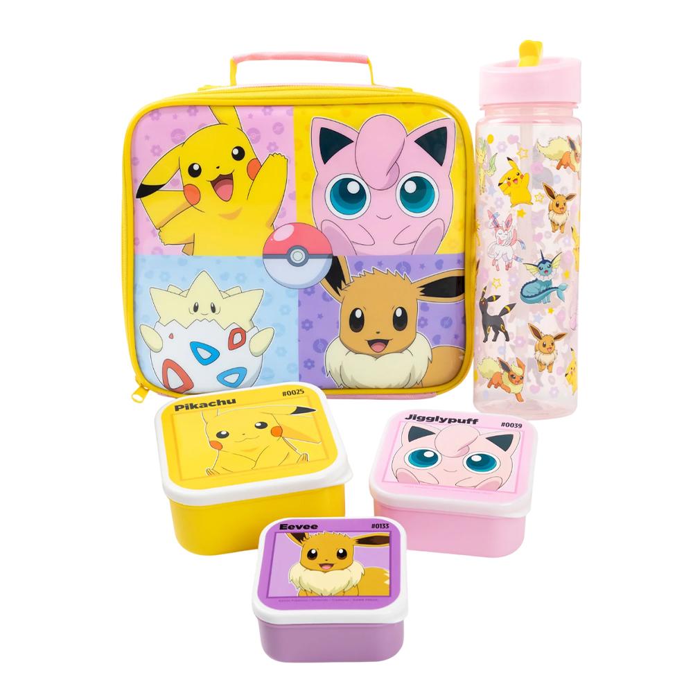POKEMON Girls Pose Lunch Bag and Bottle Set