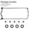 Vs50499R Valve Cover Gasket Set Fits For Honda Civic Coupe Sedan Dx Ex Lx 1.6L Sohc L4 D16Y7 Vs50500R