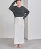 Yours Sheer Rib Knit BFXU1820 Medium Charcoal V-Neck Lamé Women's