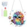 Hanging Diamond Art Bird Owl Animal Diamond Painting Suncatcher Pendant Art for Home Wall Window Decoration DIY Handmade Gift