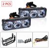 Car Motorcycle LED Daytime Running Light Turn Signal Lamp 3LED Work Lights 800LM High Brightness Auto Exterior Accessories