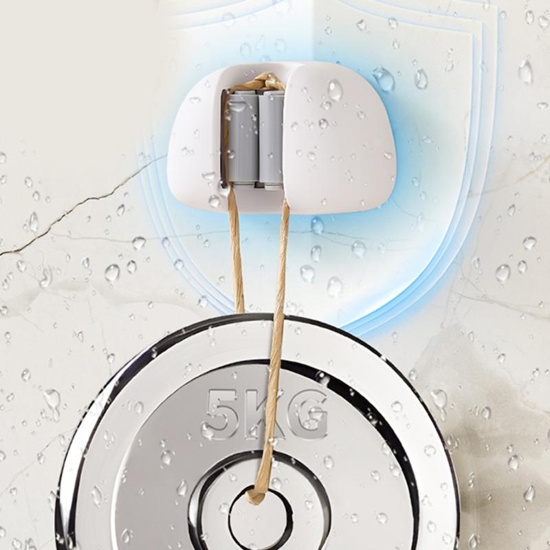 Easy To Use Strong Suction Mop Holder Clip Waterproof Broom Hanger Practical Home Cleaning Tool Organizer for Renters