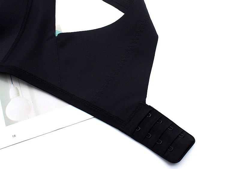 Women's Sexy Seamless Push-Up Bra: Wireless, Adjustable Front Buckle, Side Support, Beautiful Back Design