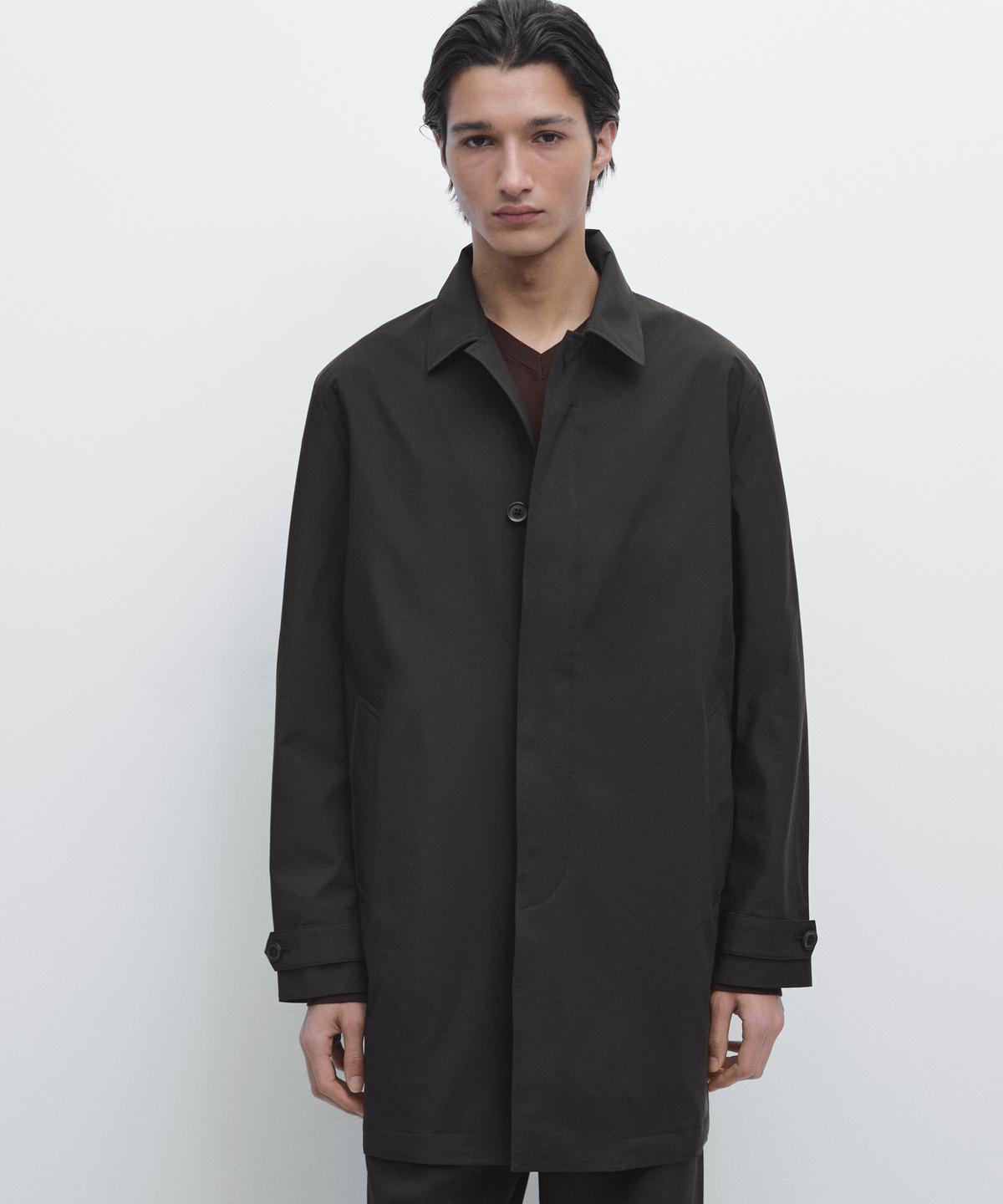 Massimo Dutti Light High-Tech Fabric Parka