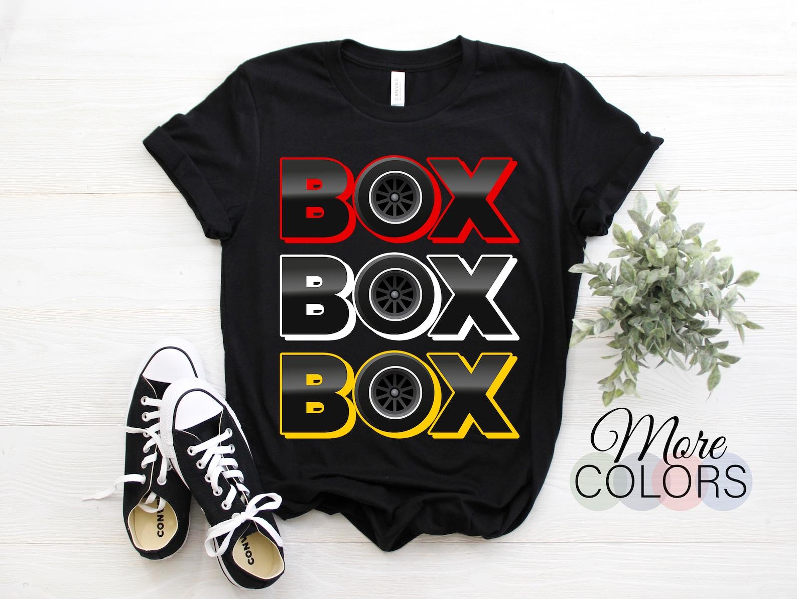 Formula Racing Box Box Box Race Car Fan To Pit Box T-Shirt, Auto Sports Lover Shirts, Gift Formula Pit Crew Outfit, Drag Track Racer Tees, 130