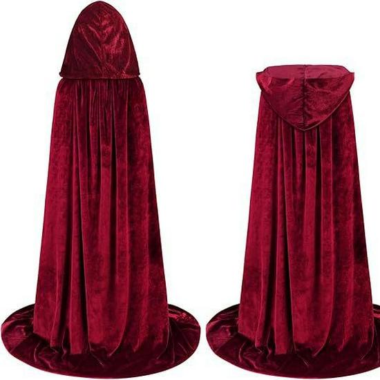 Grim Reaper Vampire Wizard Cape for Adults & Kids