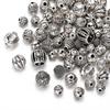20g Blomster Sølvbelagt Løs Tube Perle Avstandsperler For Smykker Making Tube Charms DIY Armbånd Halskjede Tilbehør