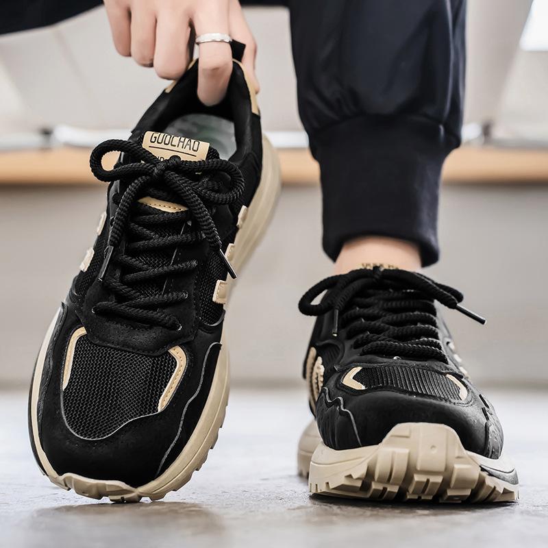 Trendy Casual Versatile High Quality Non-slip Wear-resistant Sports Shoes Comfortable Thick-soled Breathable Dad Shoes