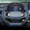 Suede Leather Car Steering Wheel Cover for Peugeot 3008 2008 208 5008 Rifter Expert 308 408 2022 2023 2024 2025 2026 Accessories